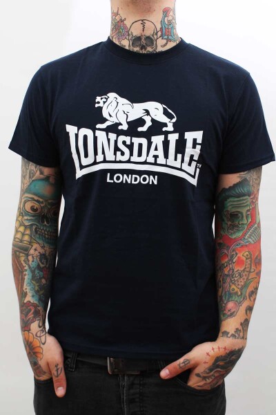Lonsdale T-Shirt Logo Regular Fit Navy
