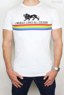 Lonsdale T-Shirt Against Racism Regular Fit Black