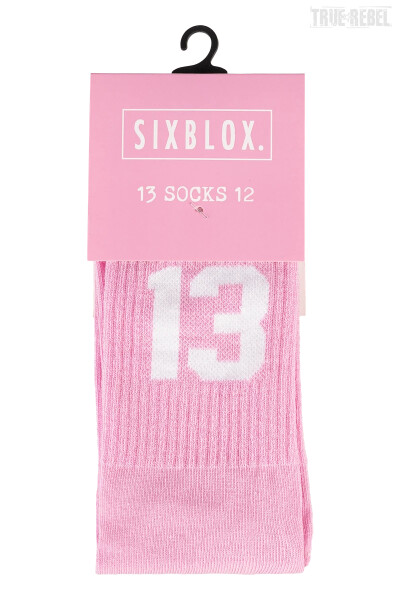 Socks 1312 Pink White