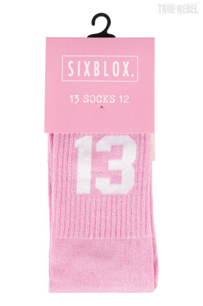 Sixblox. Socks 1312 Pink White