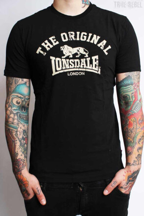 Lonsdale T-Shirt Original Regular Fit Black
