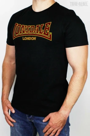 Lonsdale T-Shirt Classic Slim Fit Black