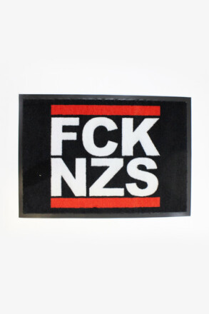 True Rebel Doormat FCK NZS Black