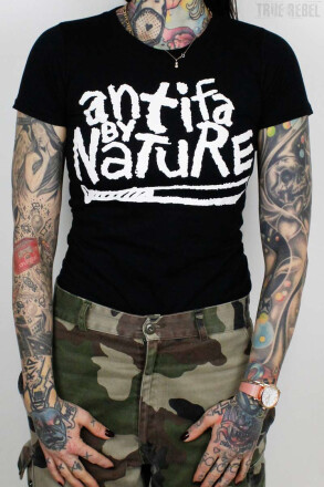True Rebel Ladies Shirt By Nature Black