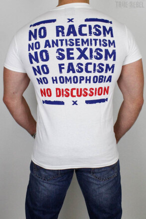 True Rebel T-Shirt No Discussion White