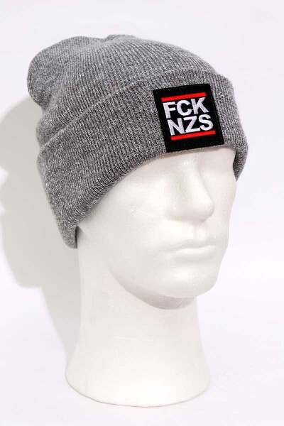 True Rebel Beanie FCK NZS Grey