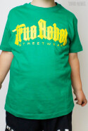True Rebel Kids T-Shirt Vatos Locos Green Yellow