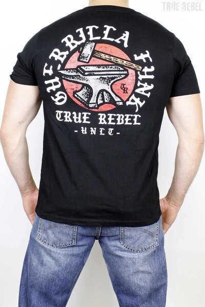 True Rebel T-Shirt Guerilla Funk Black