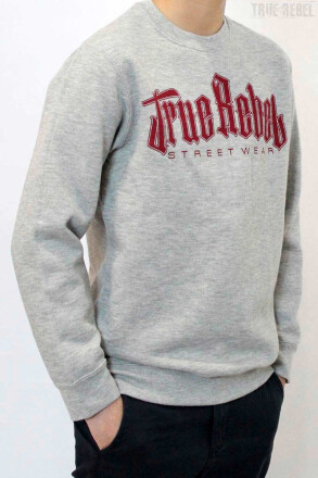 True Rebel Kids Sweater Vatos Locos Grey 12 Jahre (142/152)