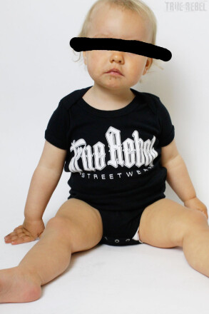 True Rebel Baby Body Vatos Locos Black 3-6 Months