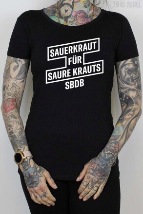 SBDB Ladies Shirt Stretch Sauerkraut Black