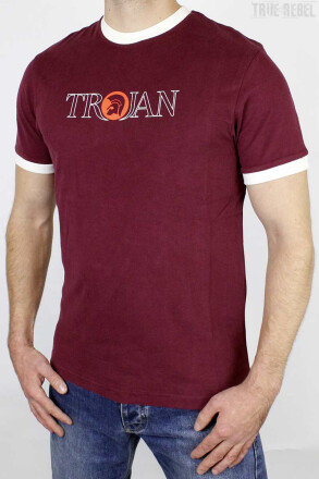 Trojan T-Shirt Oultine Logo Port