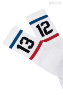 Sixblox. Socks FCK NZS Stripes White