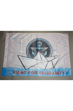 Flag Iuventa Fight For Solidarity 50x100cm