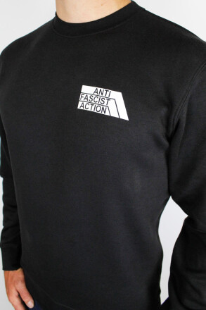 True Rebel Sweater AFA 2.0 Pocket Print Black