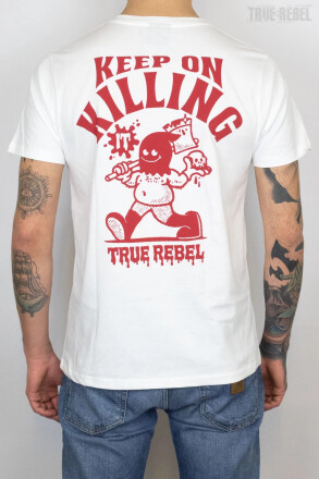 True Rebel T-Shirt Killing It White