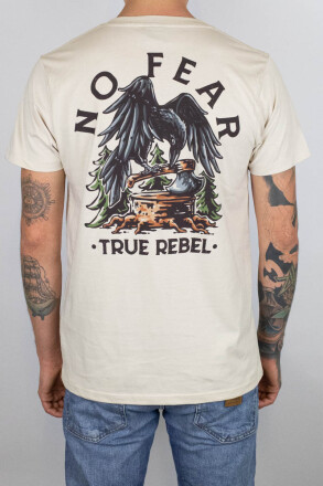True Rebel T-Shirt AFA 2.0 Pocket Print Black