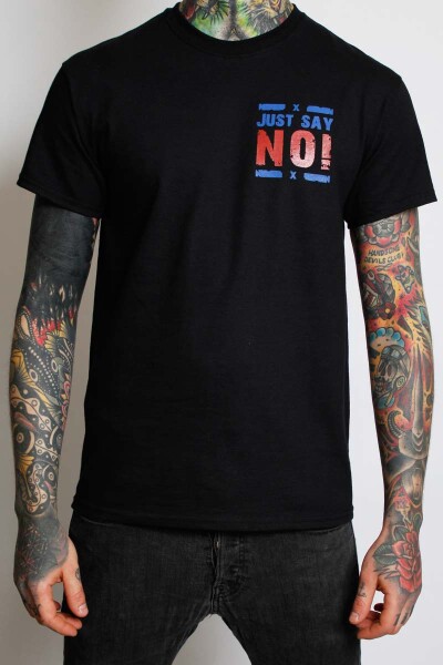True Rebel T-Shirt No Discussion Black