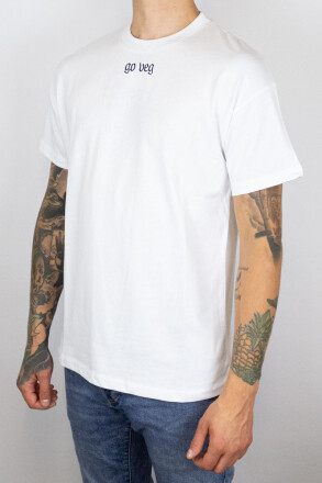 Sixblox. T-Shirt Go Veg White