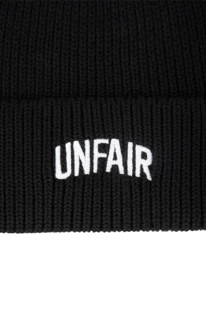 Unfair Organic Knit Beanie Black