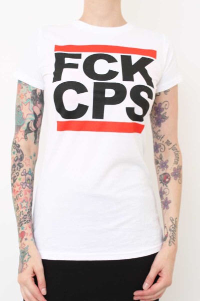 True Rebel Ladies Shirt FCK CPS White
