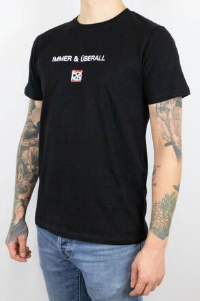 True Rebel T-Shirt Immer & Überall Black