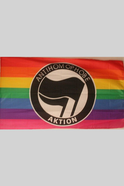 Flag Anti Homophobe Aktion - 100 x150cm