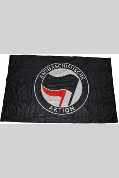 Flag Antifa Aktion Black/Red 150x100cm