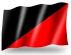 Flag Schwarz/Rot 100x150cm