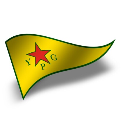 Flag YPG - Triangle 150x85cm