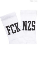True Rebel Socks FCK NZS White